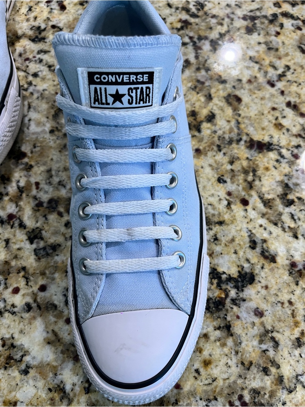 Converse All-Star Light Blue Low Top Canvas Sneakers Men’s 9 Women’s 11 - Picture 5 of 13